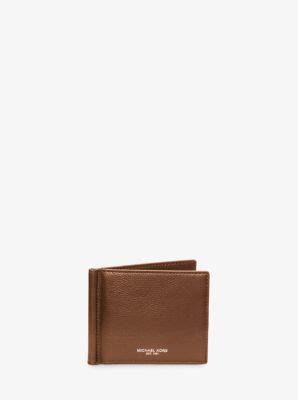 michael kors odin leather money clip wallet|Michael Kors Designer Wallets & Money Clips for Men.